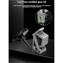 Extruder Gear Kit Low Friction Extrusion Gear Assembly Replacement Parts for Sparkx I7 3D Printer Extruder Accessories