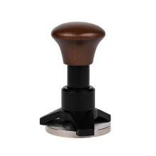 Espresso Tamper Spring Loaded Coffee Tamper with Stainless Steel Ripple Base Auto-Leveling Calibrated Tamper Tool 51MM