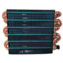 Small Shell Condenser Radiator Refrigerator Freezer Air-Cooled Water-Cooled Aluminum Fin and Copper Tube for 120 Fan
