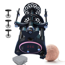 QFGain Electric Digital Spinning Wheel Yarn Winder Wool Fibre 800RPM Automatic