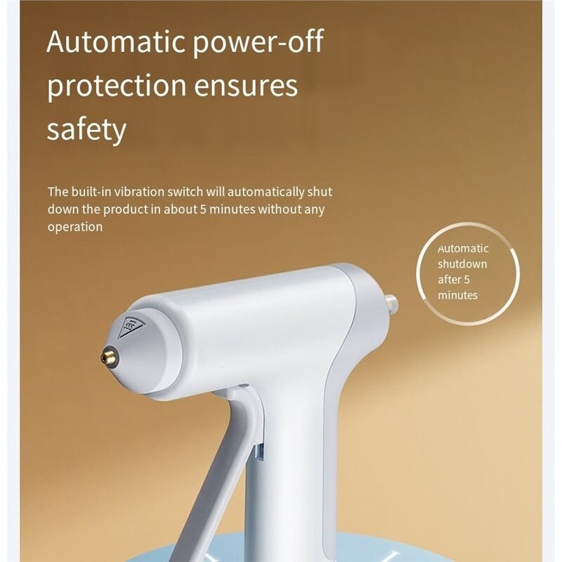 Pistolet à Colle Chaude Sans Fil 10 W USB Type-C 20 Bâtons de Colle 7 ...