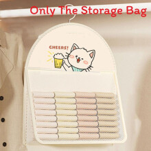 (Style D) Hanging Closet Portable Net For Indoor Clothing Storage And Organization Bedroom