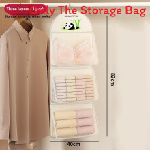 (Style K) Hanging Closet Portable Net For Indoor Clothing Storage And Organization Bedroom