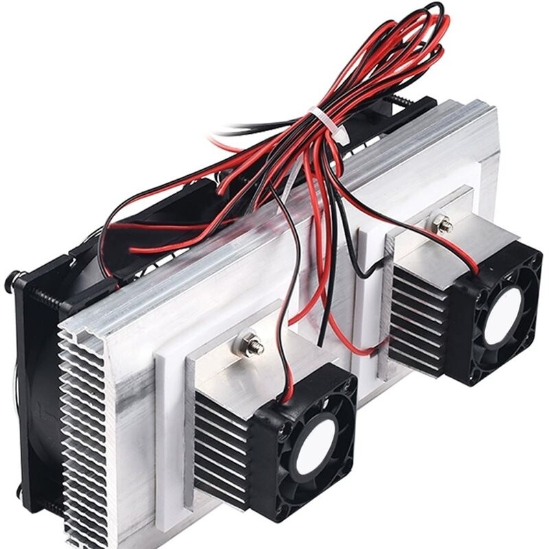 Air Conditioner 12V DIY Thermoelectric Electronic Cooling Refrigeration ...