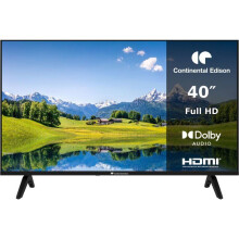 CONTINENTAL EDISON - CELED40FHD26B6 - LED-Fernseher FHD 40'' (101 cm) - 3x HDMI - 2x USB - Schwarz