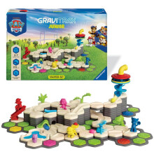 Ravensburger - GraviTrax Junior XXL-Startset Pat Patrouille + 170 Teile - Murmelbahn - Konstruktionsspiel - Ab 3 Jahren - 12020007