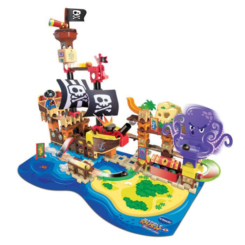 VTech VTech Marble Rush Abenteuer Super Piratenschiff Interaktiv, Murmelbahn 1