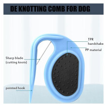 Knotkamm, Knotenkamm für Katzen, Knotenkamm für Hunde, Knotenkamm für Haustiere, Haarbürste für Hundewelpen und Kätzchen