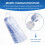 Plastic Feeler Gauge 0.05mm to 3mm Metric -Measuring Tool 21 Leaf 8