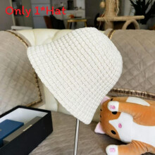 (Style23) Female Hat Knit With Blended Fabric And Foldable Design For Winter Wear Gift
