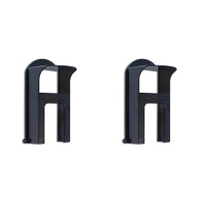 2X Black Plastic Doorbell Rain Cover for Models Doorbell Waterproof Protector Shield Video Doorbells