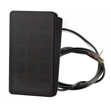 Auto LED-Remlicht 15 LED Achterlicht Stroboscoop Knipperende Waarschuwings- en Stoplichten Veiligheidssignaal voor Auto Bumper Aanpassing