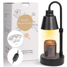 DesignBox Candle Warmer Lamp Extendable Electric Wax Melter Black