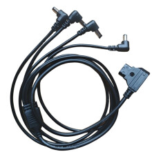 D-Tap 1-Naar-4 -Voedingskabel (voor Monitoren/Videotransmitters/V-Mount-Batterijen) - D-Tap-Stekker Naar Vier  5525-Connectoren