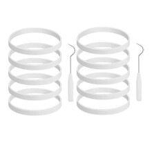 Vervangende Rubberen Afdichtingen voor Nutri voor Blender, 3,94 Inch Witte Afdichtring voor Auto-IQ Pro Extractormes BL450