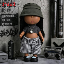 (Lyn Shell)Mia 24cm Fashion Doll With Removable Outfits Suitable For Kids Gifts Birthday