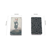 Watercolor Cat Tarot Deck With Entertainment And Cognitive Skills Enhancement