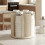 (Black)Creative Style Plastic Cup Dispenser With Multigrid Design For Use Desktop 2