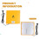 Chick Brooder Heating Plate Chicken Brooder Heater with Adjustable Height and Angle, Digital Temperature Control EU Plug 7