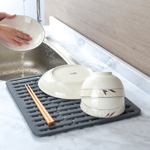 Silicone Drainage Pad For Kitchen Sink With Thickened Heat Features Insulation 2