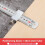 (40cm)Metal Ruler Positioning Blocks With Slide And Lock Features For Daily Marking 3