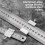 (40cm)Metal Ruler Positioning Blocks With Slide And Lock Features For Daily Marking 5