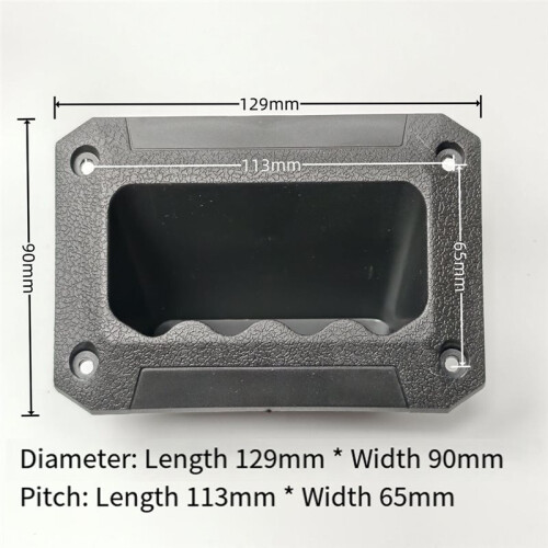 8Pcs Speaker Side Handle Replacement Comfortable Handle Accessories Amplifier Handles, Durable Easy Install Grips 2