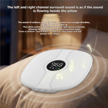 Almohada con Altavoz de Conducción Ósea para Dormir, Máquina de Sonido , Audio Estéreo Debajo de la Almohada A