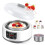 Misvayli Probiotic Yoghurt Maker, 5 Glass Jar Fermentation Machine with 40°C Default Temp, 8H Timer, Adjustable Settings for Yogurt, Natto 1
