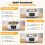 Misvayli Probiotic Yoghurt Maker, 5 Glass Jar Fermentation Machine with 40°C Default Temp, 8H Timer, Adjustable Settings for Yogurt, Natto 5