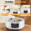 Misvayli Probiotic Yoghurt Maker, 5 Glass Jar Fermentation Machine with 40°C Default Temp, 8H Timer, Adjustable Settings for Yogurt, Natto 4
