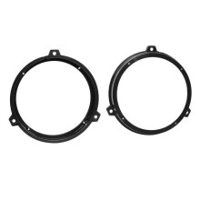 Luidsprekeradapter Ø 165 mm voor Fiat Panda 10/2003 > achterdeuren