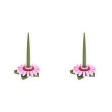 2X Soporte Giratorio Individual para Ovillos de Hilo. Soporte de Plástico para Ovillos de Hilo de Crochet o Almacenamiento. Artículos para Tejer y