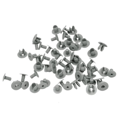 100x for T4 T5 Transporter Eurovan Dark Grey Trim Panel Lining Clips