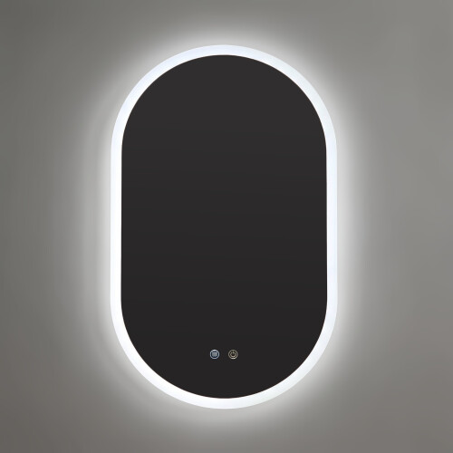 Living And Home Wall-Mounted Bathroom Adjustable LED Mirror with Demister 2