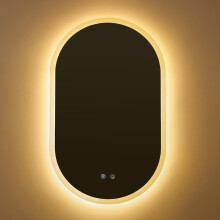Wall-Mounted Bathroom Adjustable LED Mirror with Demister