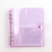 (Purple,5in(100 Pockets))200 Pockets Photocard Binder Storage Photos Protective Case Pvc Tools Durable