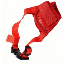(Red,S)Masque réglable pour chien écorce morsure maille bouche museau toilettage service anti mastication