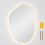 Living And Home Wall-Mounted Bathroom Adjustable LED Mirror with Demister 4
