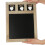 com-four Memo Board Chalk Board 40x30cm Decorative Grey Kitchen Accessory 2