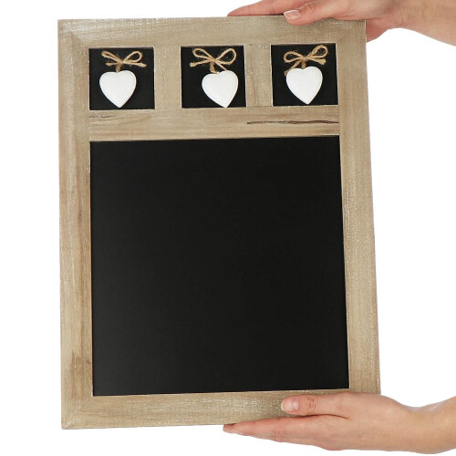 com-four Memo Board Chalk Board 40x30cm Decorative Grey Kitchen Accessory 1