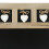 com-four Memo Board Chalk Board 40x30cm Decorative Grey Kitchen Accessory 3