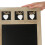 com-four Memo Board Chalk Board 40x30cm Decorative Grey Kitchen Accessory 5