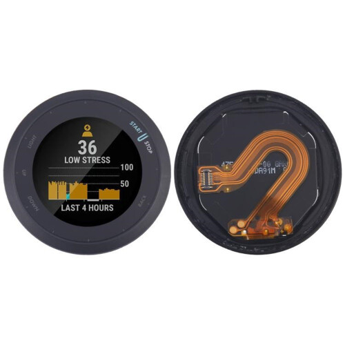 (yellow) Garmin Forerunner 55 LCD Display – Original OEM Replacement Part (Removed) 1