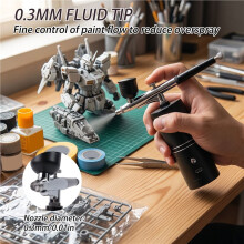 New Airbrush KIT Cordless Rechargeable Compressor Airbrush Set, Automatically Handles Model Painting, Nails, Makeup