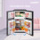 COMFEE' RCT87BL2(E) Under Counter Fridge Freezer, 87L Double Door Small Fridge 3