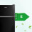 COMFEE' RCT87BL2(E) Under Counter Fridge Freezer, 87L Double Door Small Fridge 7