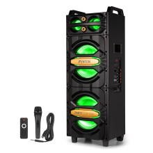 Fenton LIVE2102 Home Party Speaker System with Bluetooth & LED Lights - 800W
