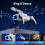 Robot Dog Intelligent, Télécommandé et Programmable, Chien Robot Interactif pour Enfants 3-12 Ans 5