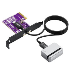 JEYI PCIe 4.0 X2 External Extension Dock Adapter Set Driverless Direct Plug Slot Riser Expansion Adapter Card